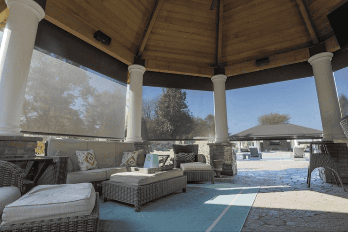 ADU with outdoor patio shades from Shade.Shop