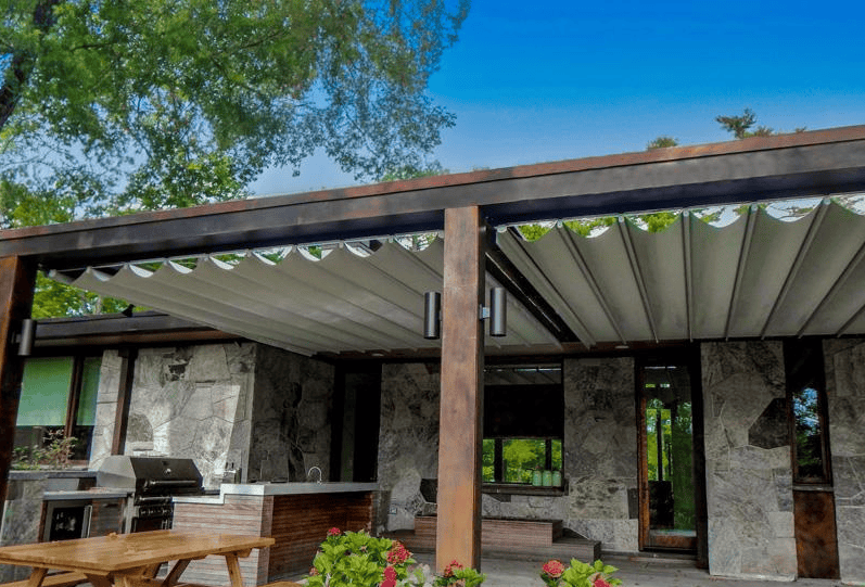 Retractable-Pergolas-Impact®-The-Heart-of-Every-Pergotenda®-Corradi-American2 - Shade.Shop
