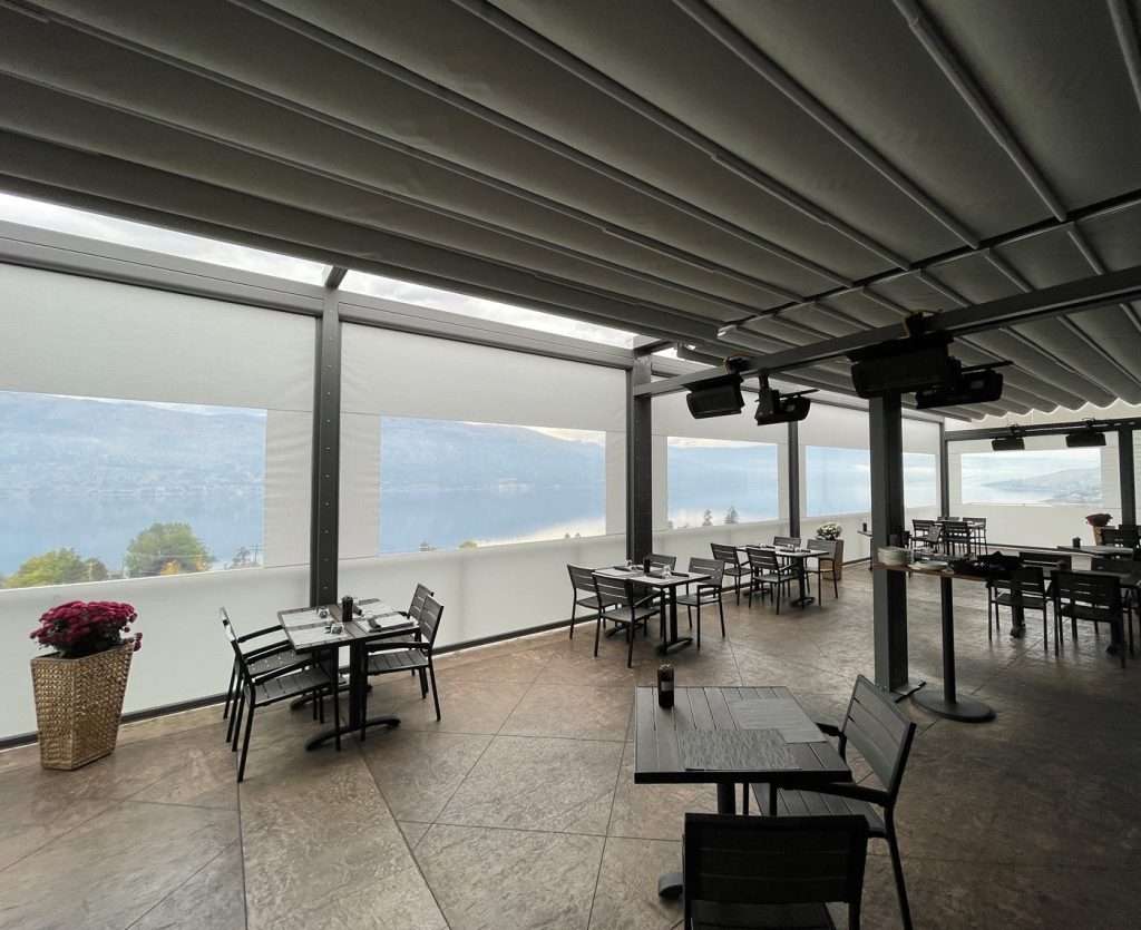 Clear Vinyl window coverings