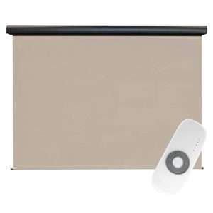 Rechargeable Motorized Shade with Valance - Regal Collection PVC Fabric
